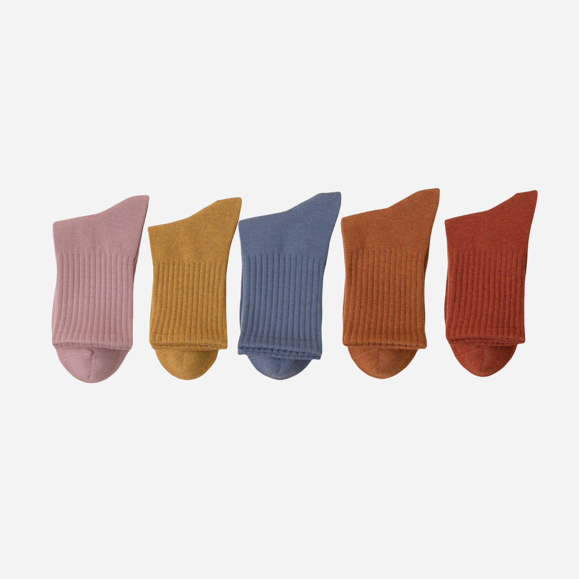 Women's The Heritage Ribbed Crew-5 Pack