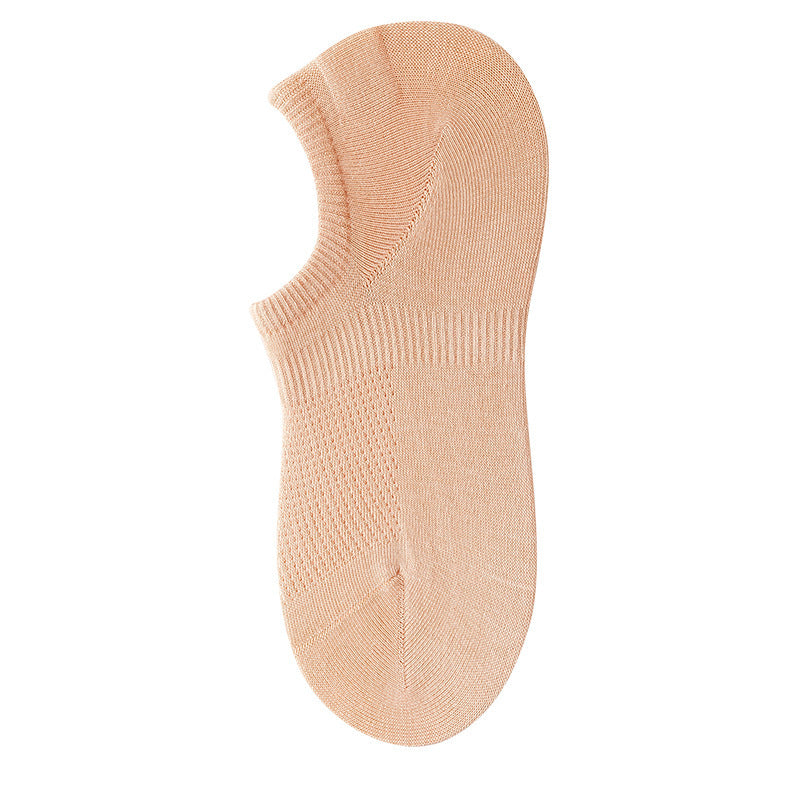 Women's 95% Cotton Candy Mesh No-Show Socks