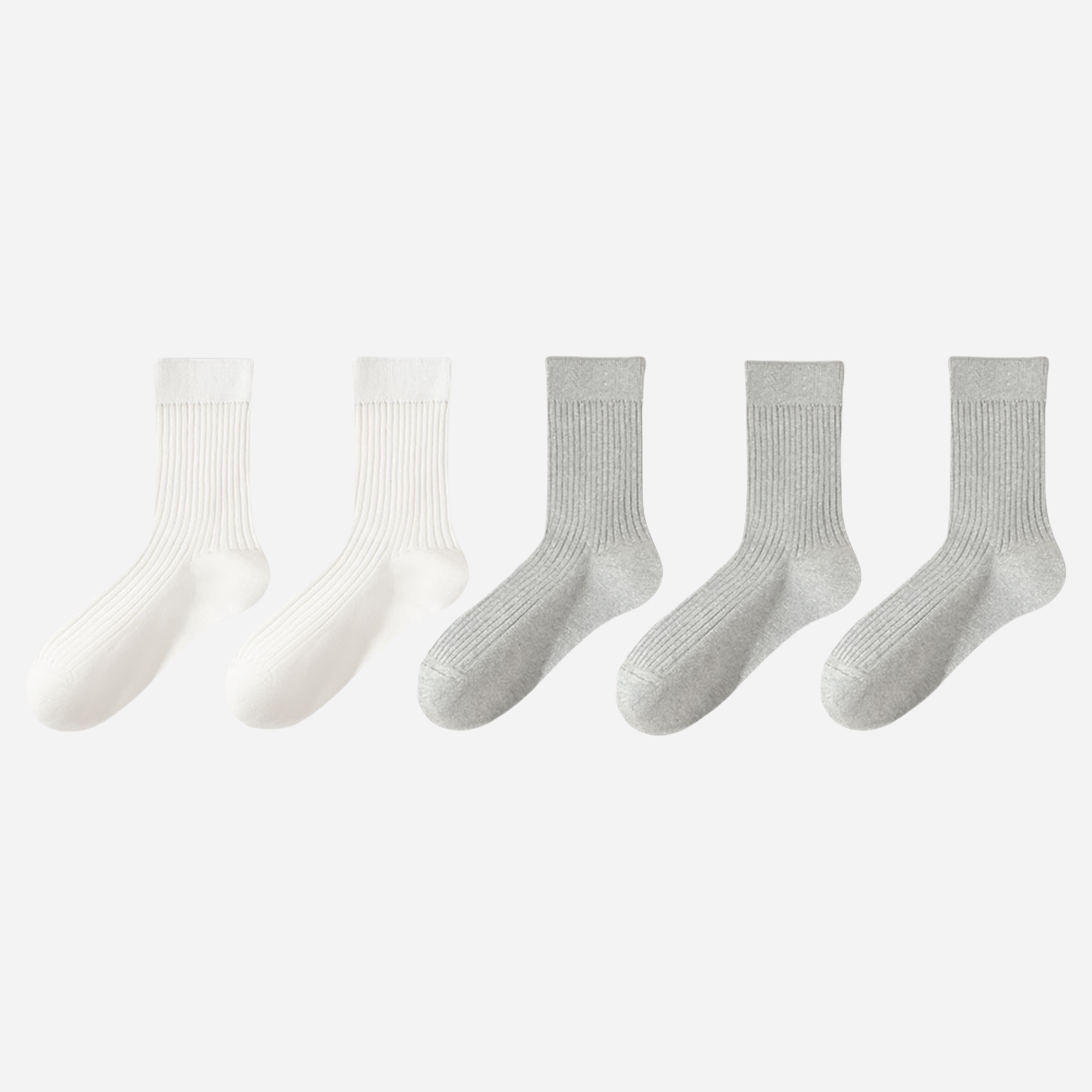 Men's All-Weather Ribbed Socks-5 Pack