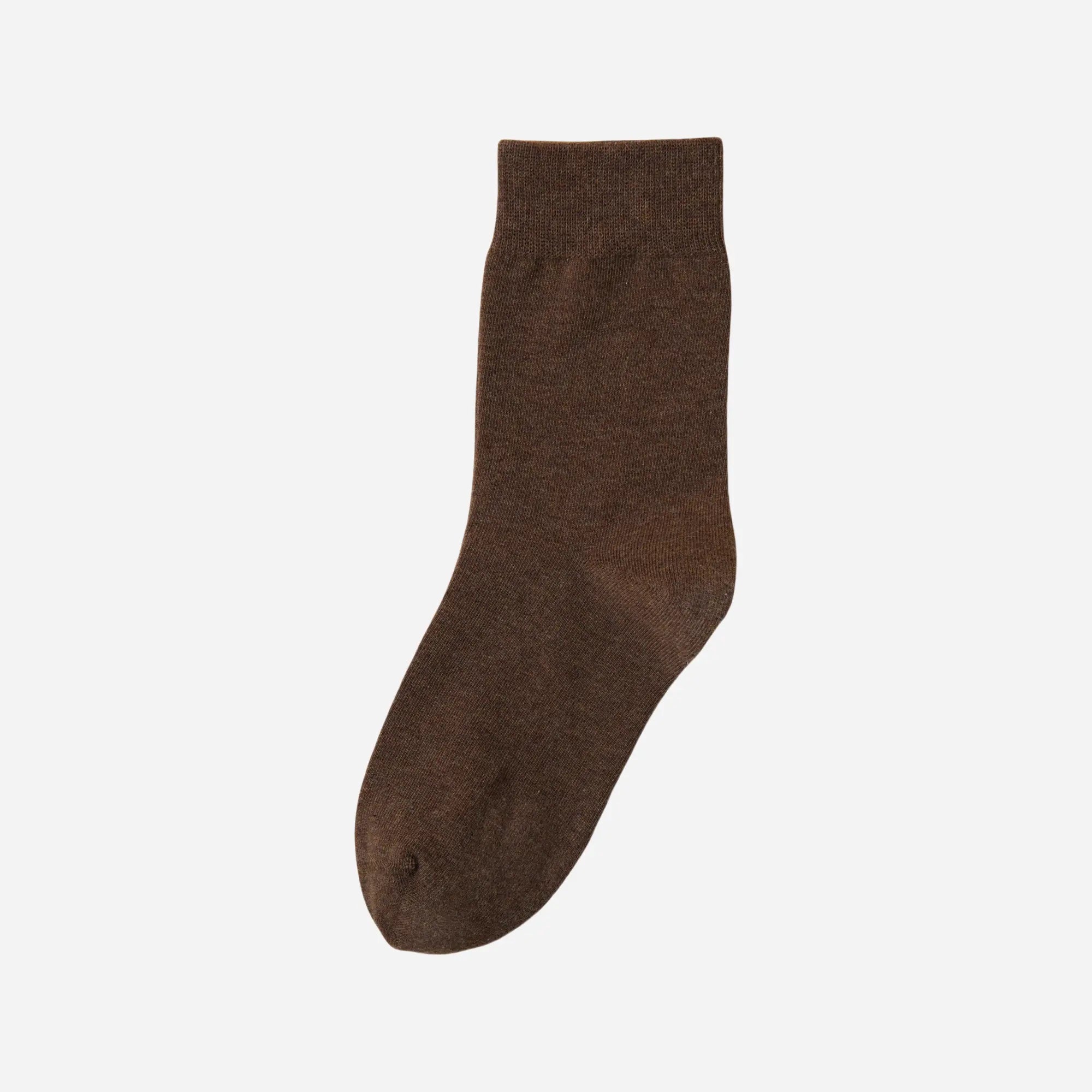 Men's Fine-Knit Heathered Cotton Socks