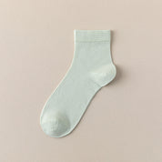 Women's 10% Silk & Modal Antibacterial Ankle Socks - product photo showing modal and mulberry silk comfort