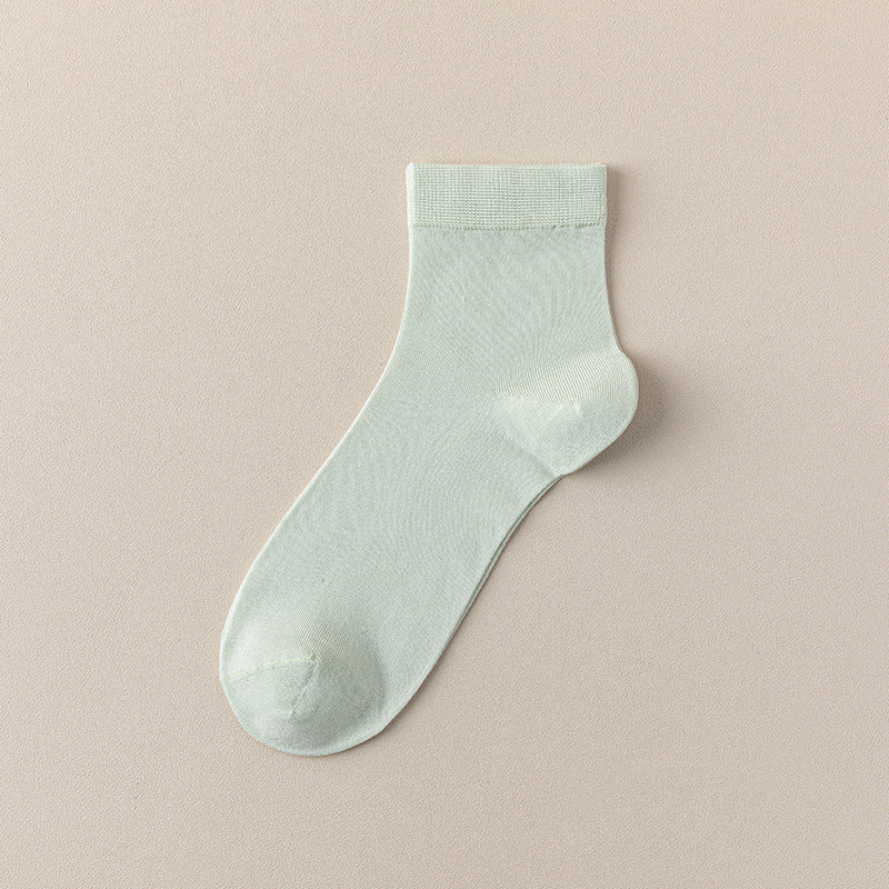 Women's 10% Silk & Modal Antibacterial Ankle Socks - product photo showing modal and mulberry silk comfort