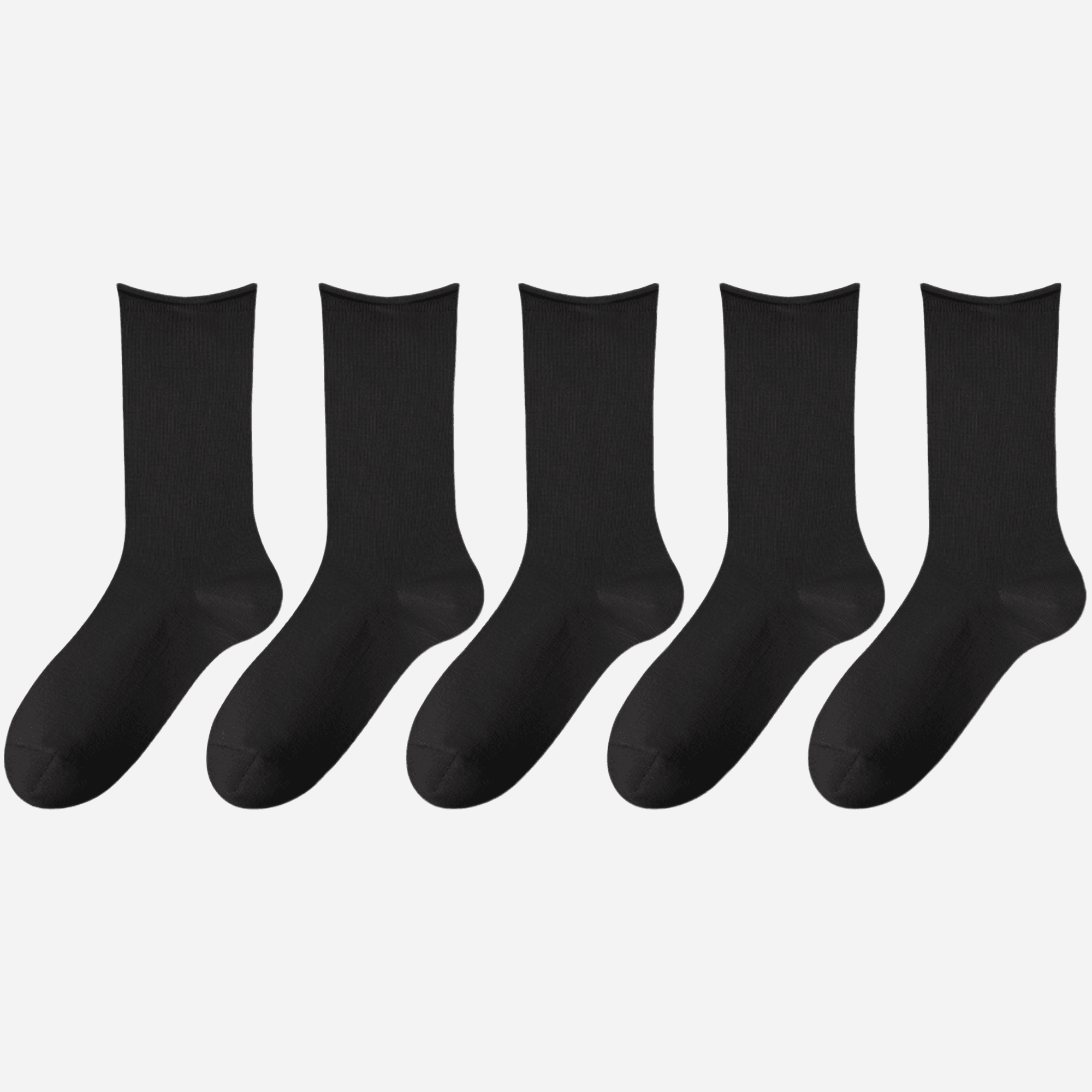 Women's The Soft Roll Comfort Crew-5 Pack - Weavasocks