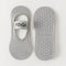 Women's Mercerized 92% Cotton Pilates Socks - product photo showing secure grip comfort