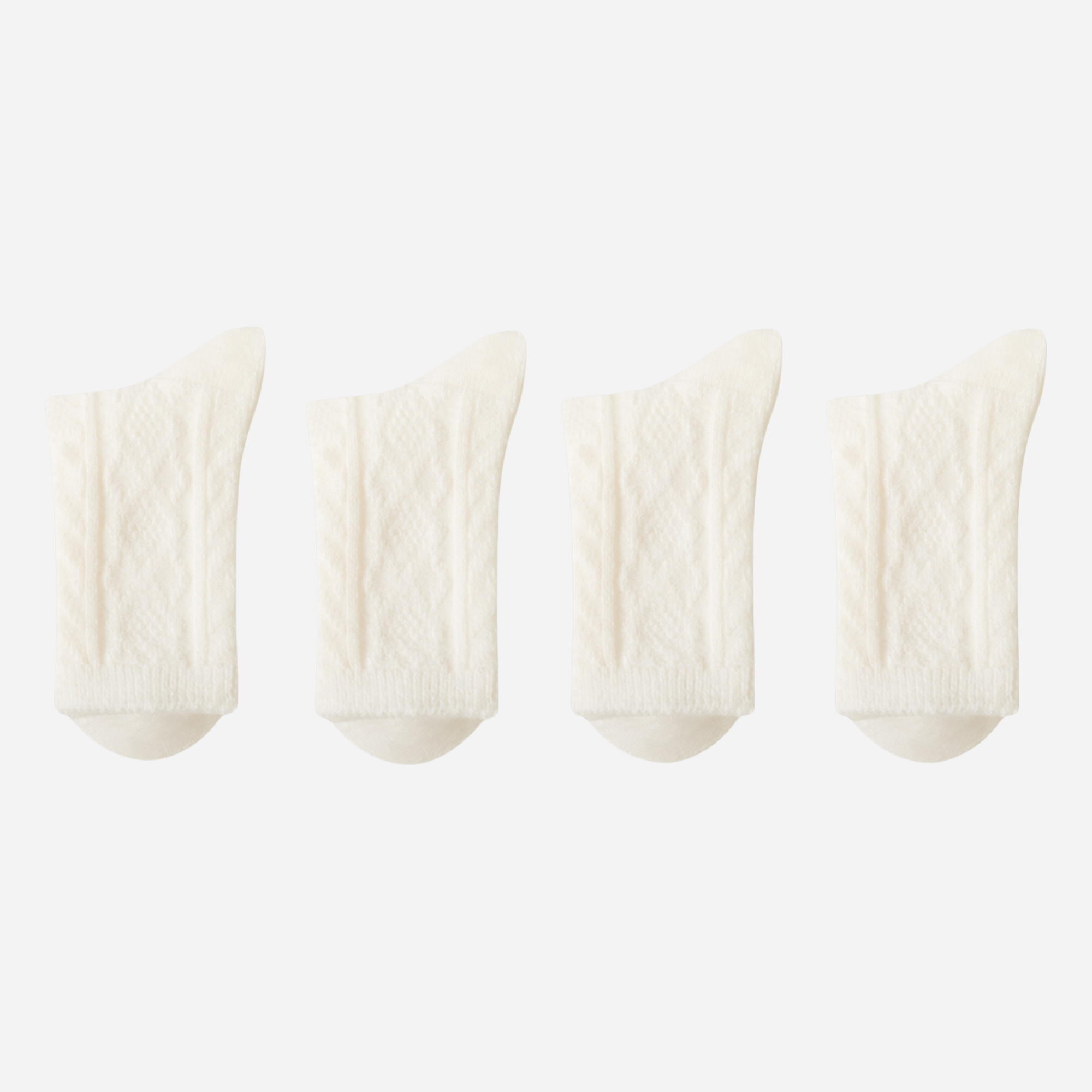 Women's The Plush Cable-Knit Socks-4 Pack
