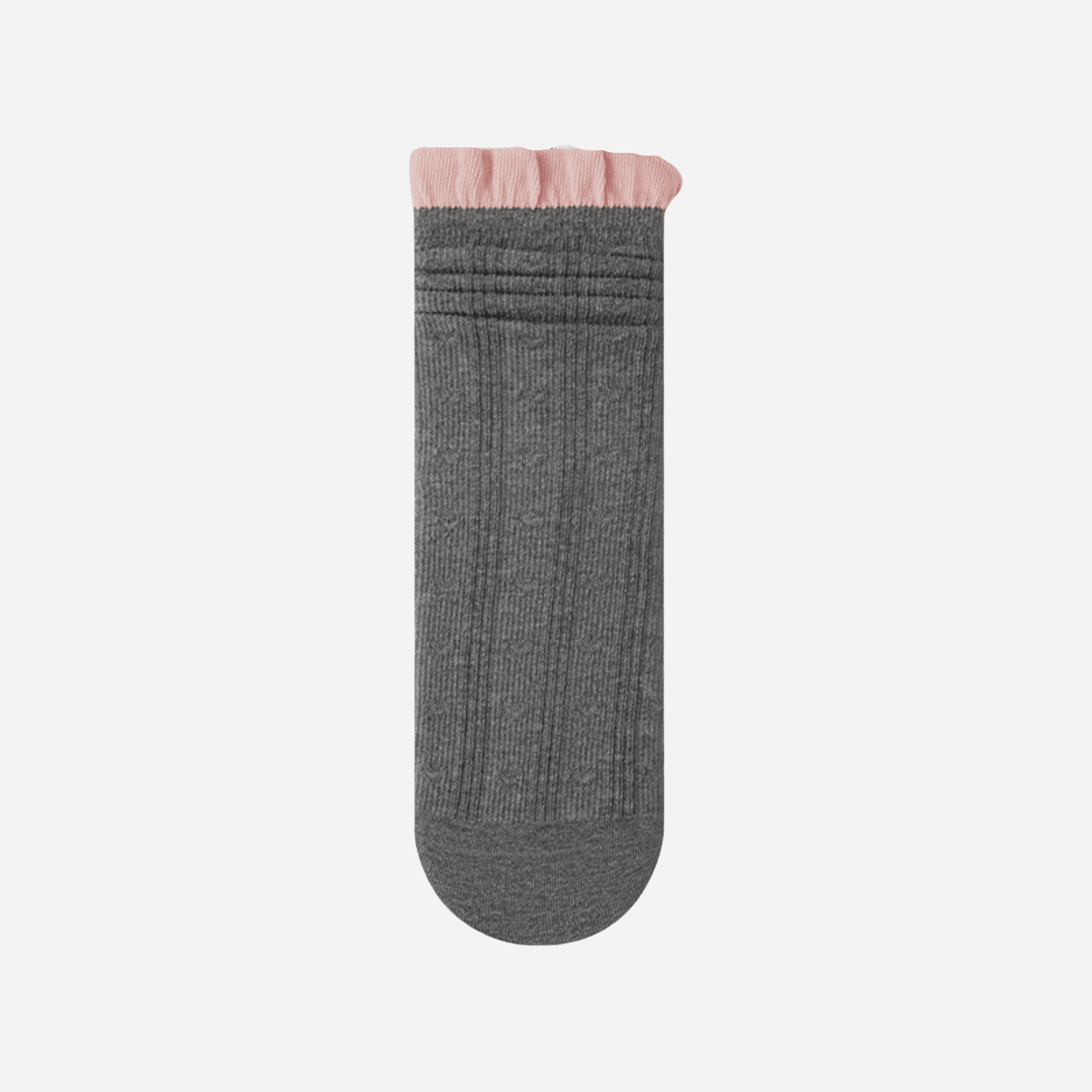 Women's Preppy Cotton Ribbed Socks - Single Pair