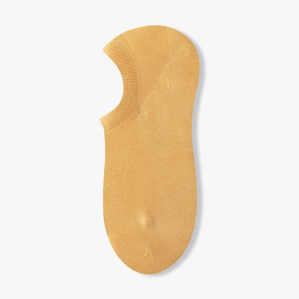 Women's 95% Cotton Heather No-Show Socks