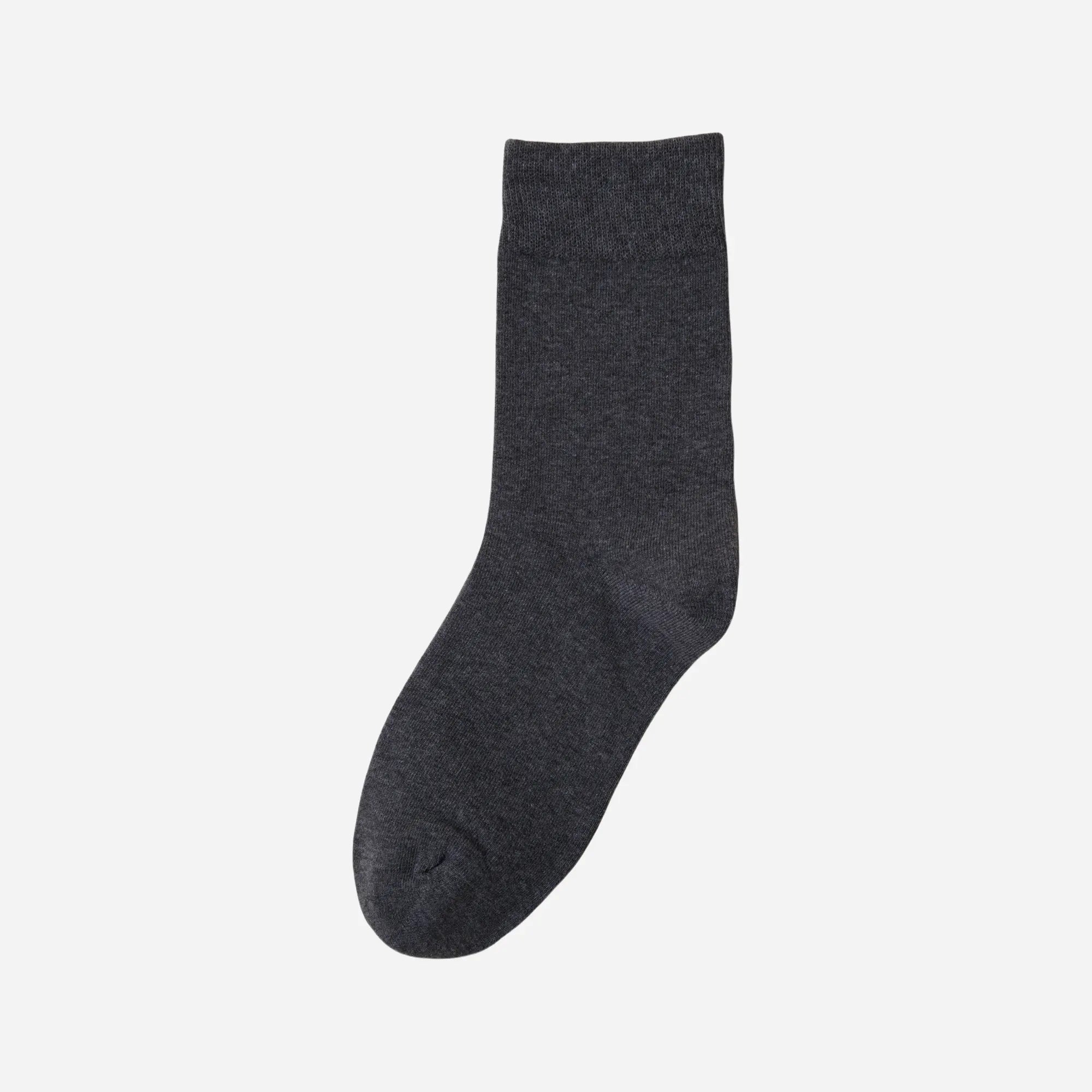 Men's Fine-Knit Heathered Cotton Socks