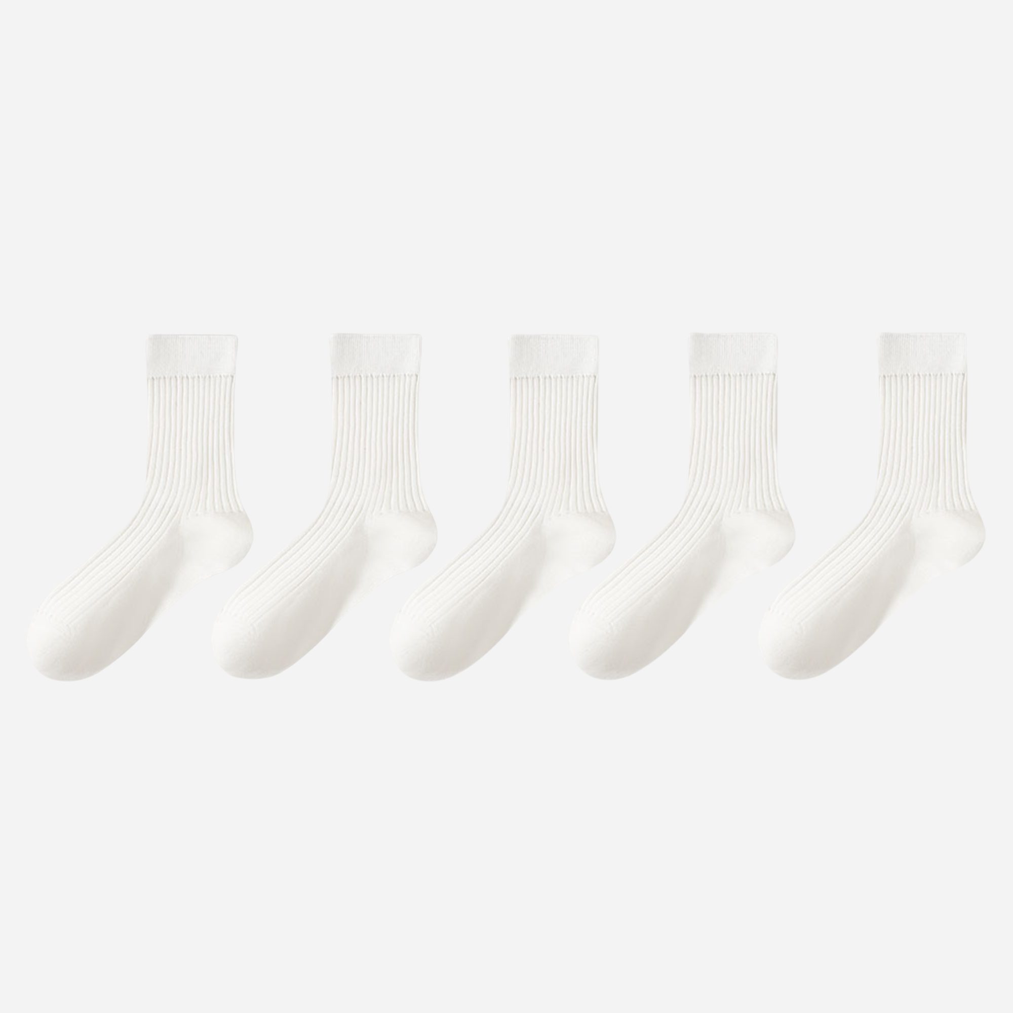 Men's All-Weather Ribbed Socks-5 Pack