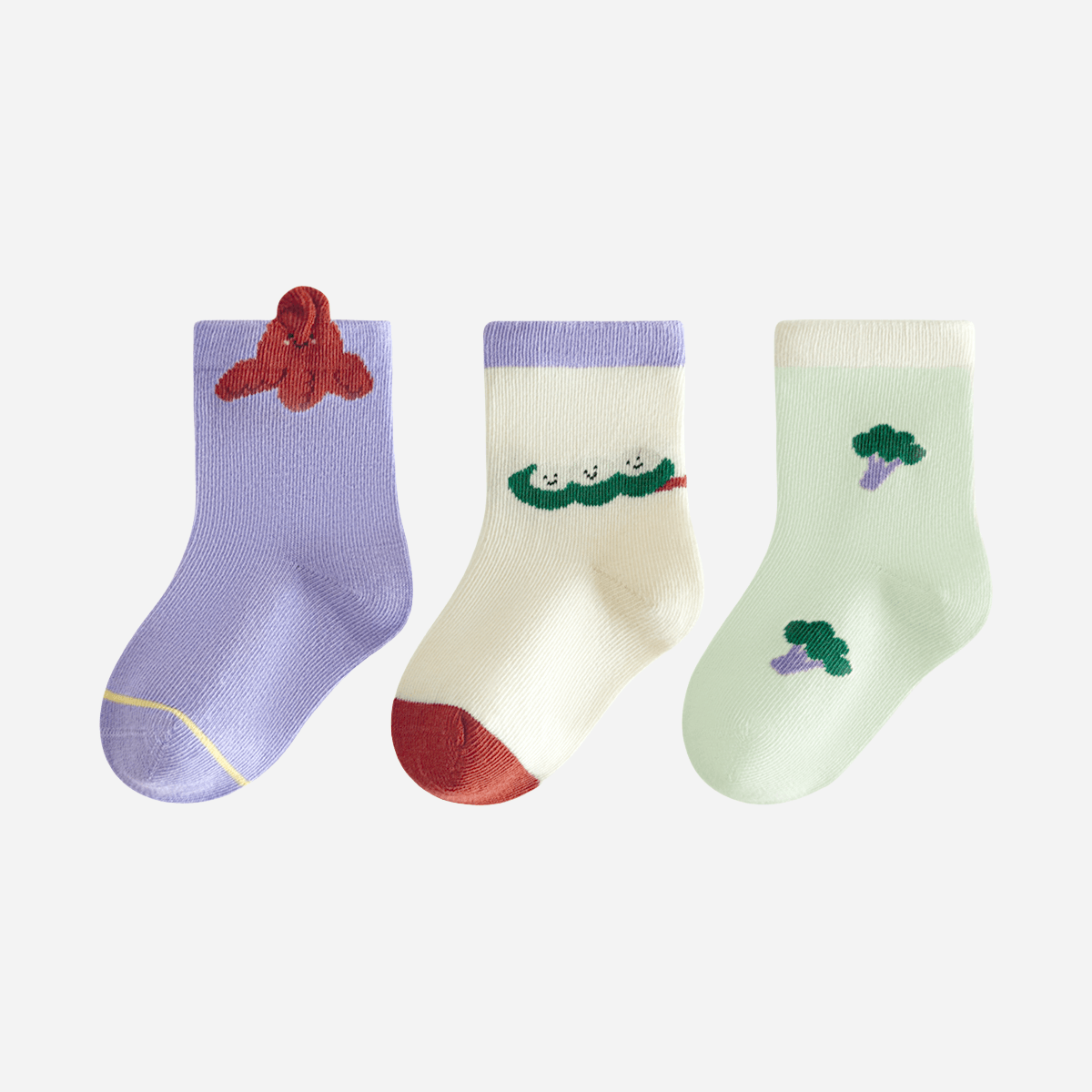Babies Octopus'S Garden Socks-3 Pack - Weavasocks