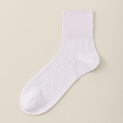 "Breezy Stretch" Ultra-Thin Mesh Quarter Socks - product photo showing breathable mesh comfort