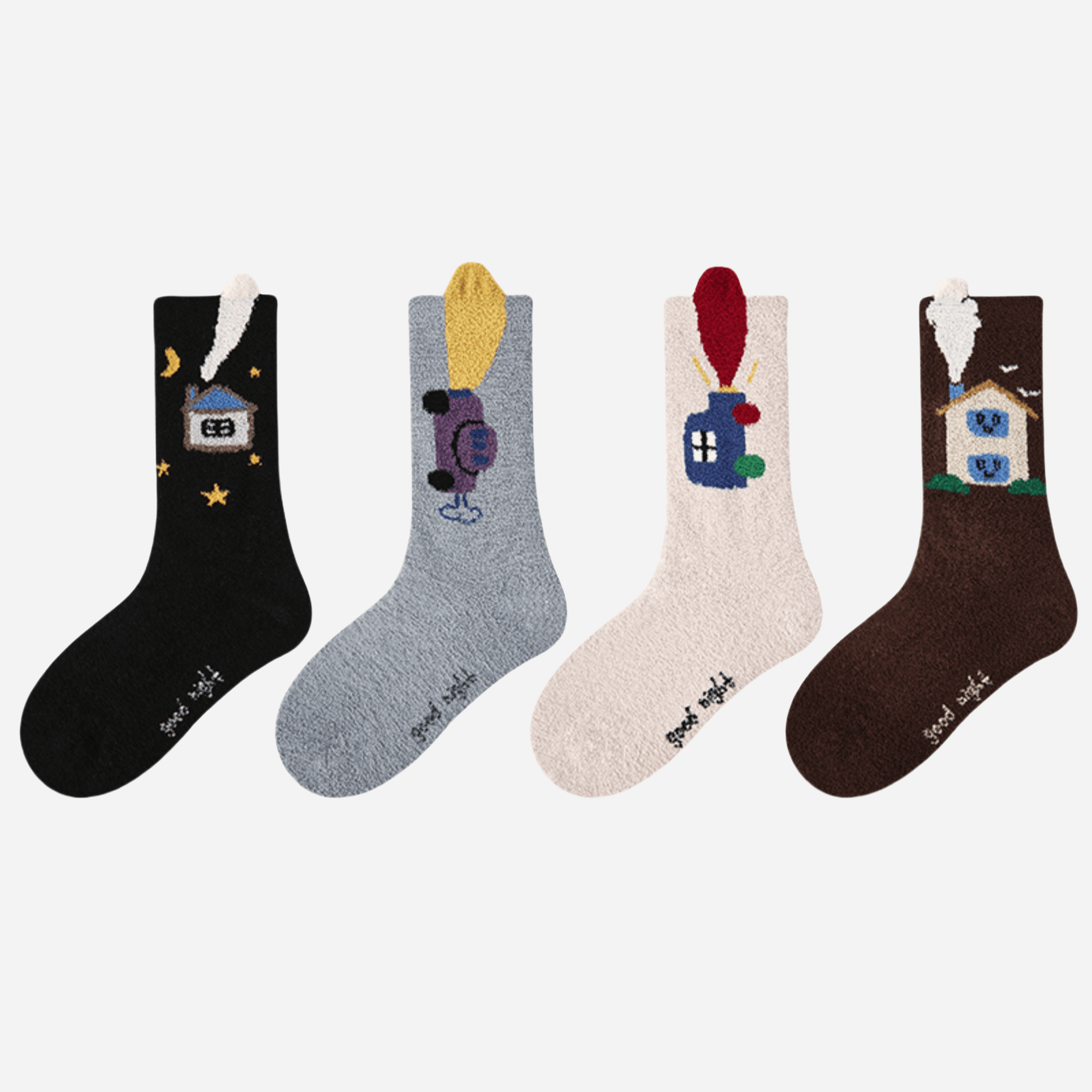 Kid's The Good Night Socks-4 pack - Weavasocks