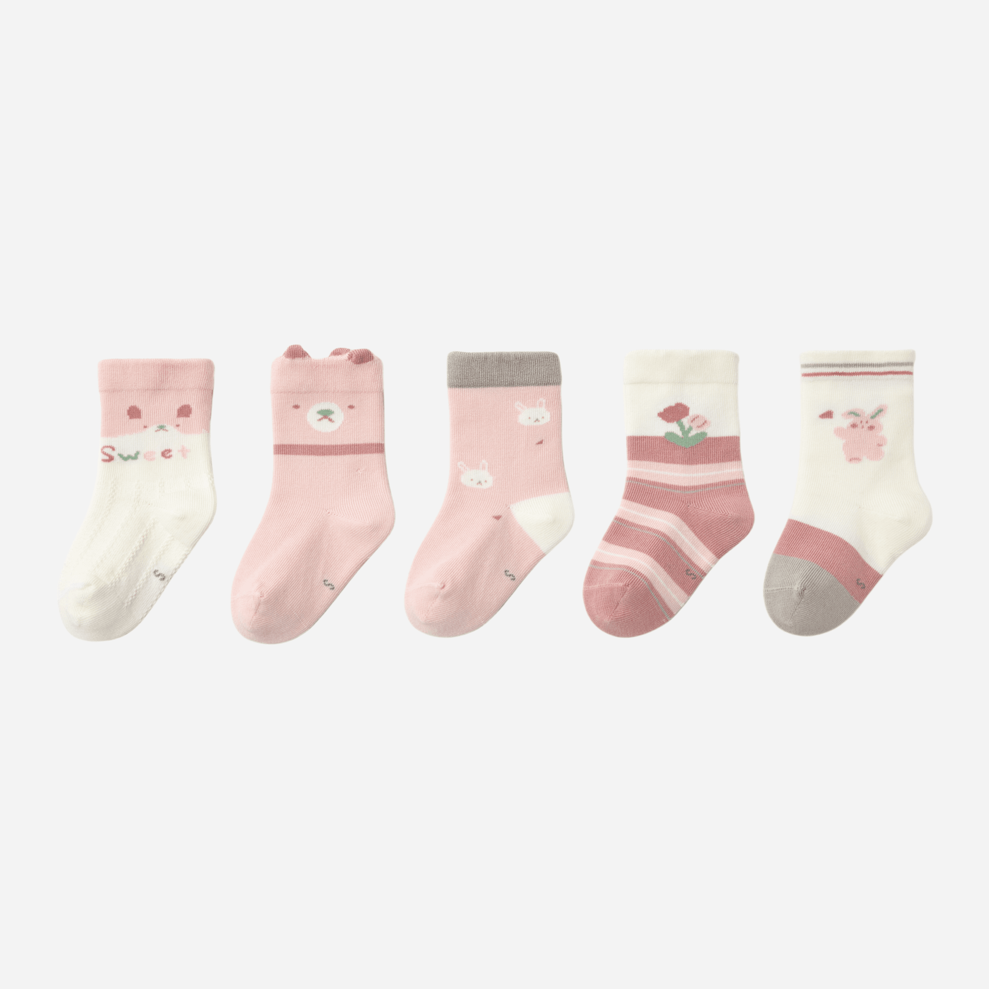 Babies The Strawberry Patch Socks-5 pack - Weavasocks