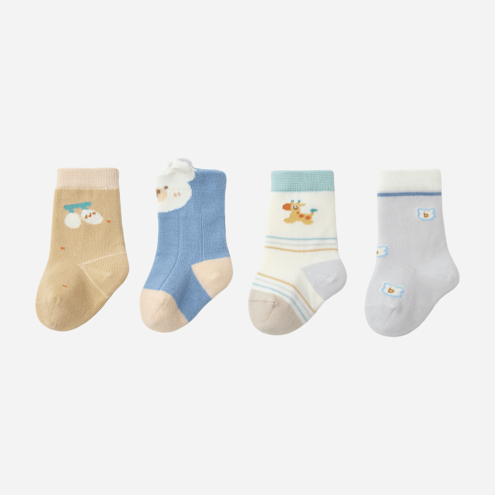 Babies The Circus Crew Socks-4 pack - Weavasocks