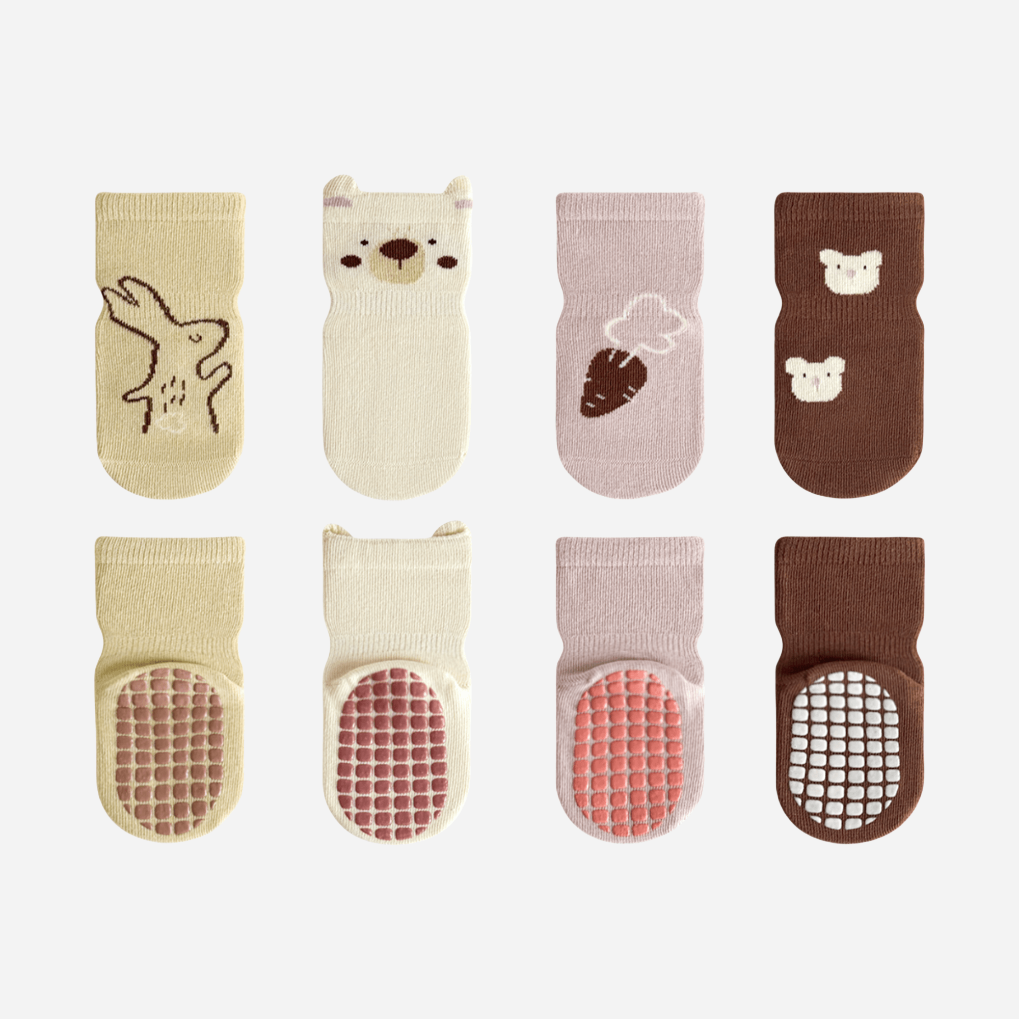 Babies Little Dreamers Grip Socks-4 Pack - Weavasocks