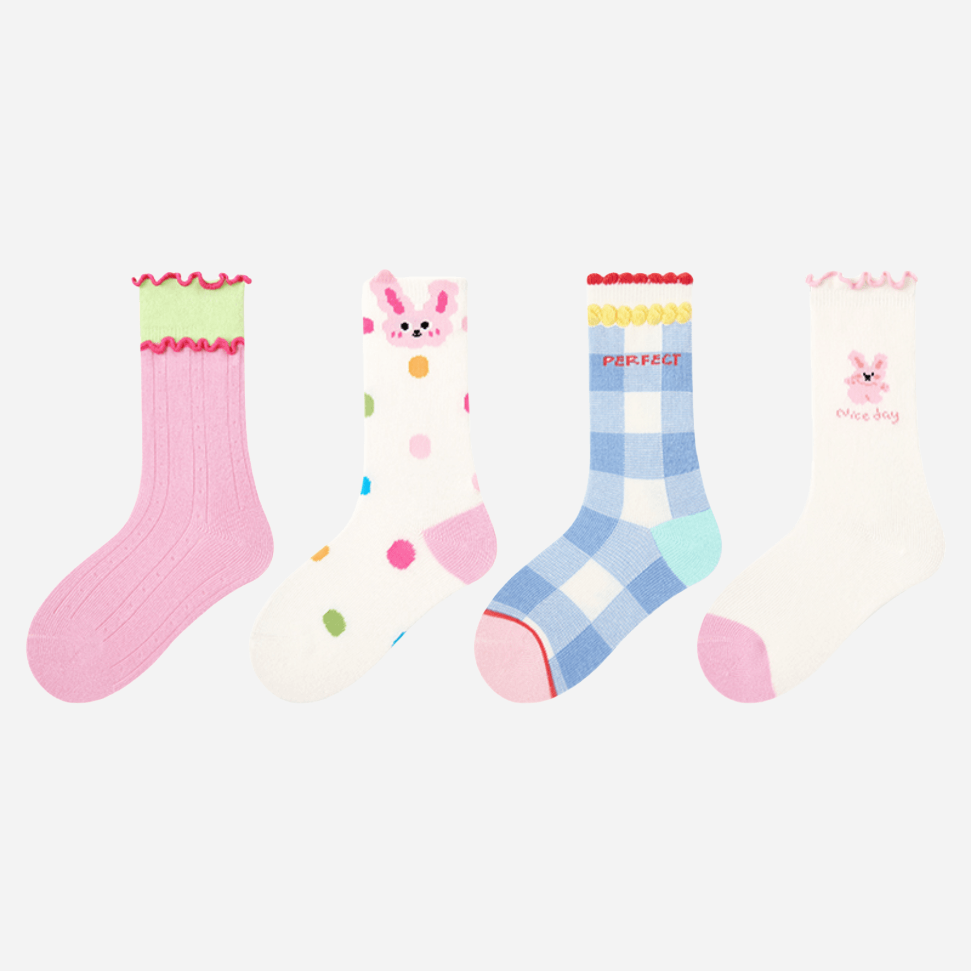 Kid's The Perfect Day Socks-4 pack - Weavasocks