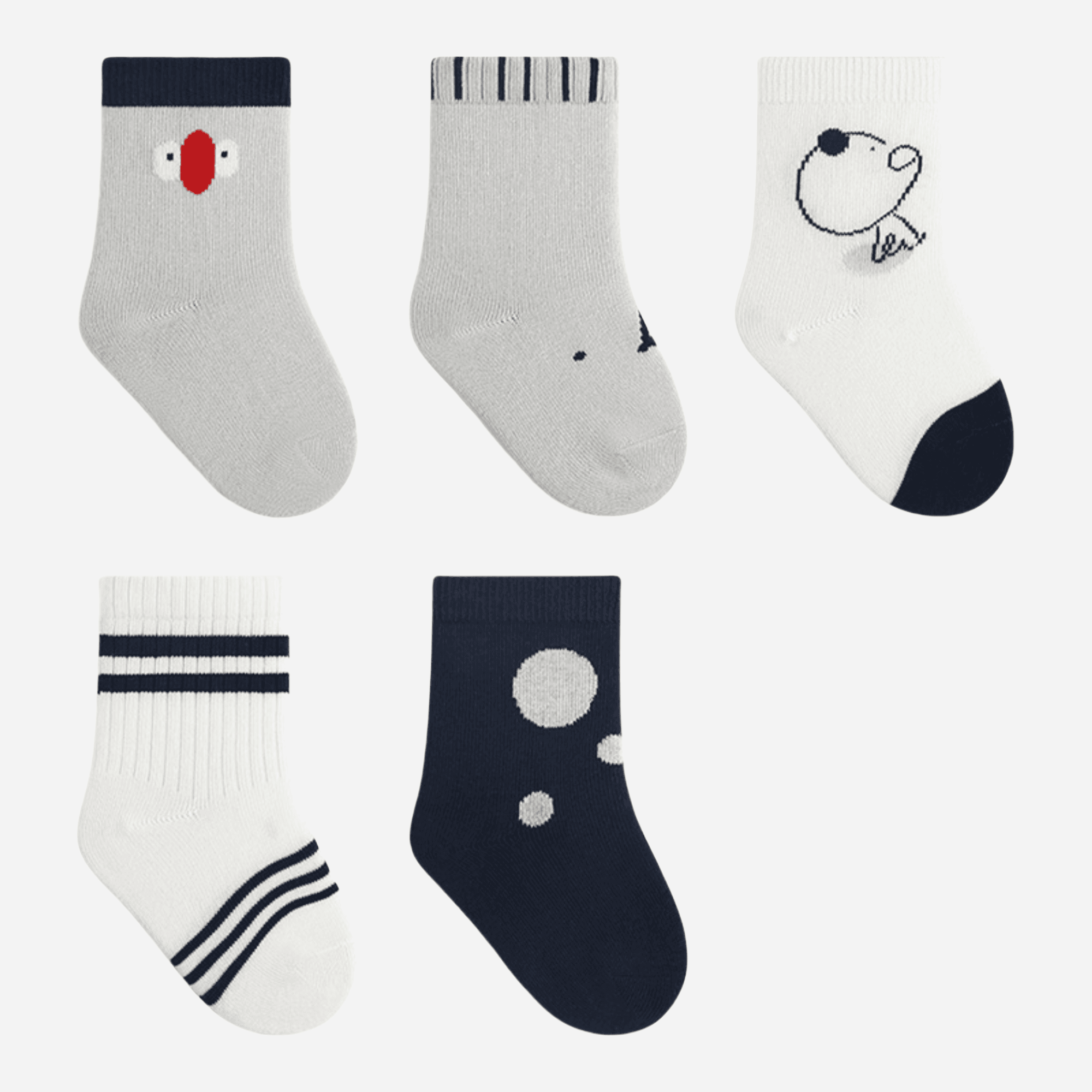 Babies' Combed Cotton Socks -5 Pack - Weavasocks