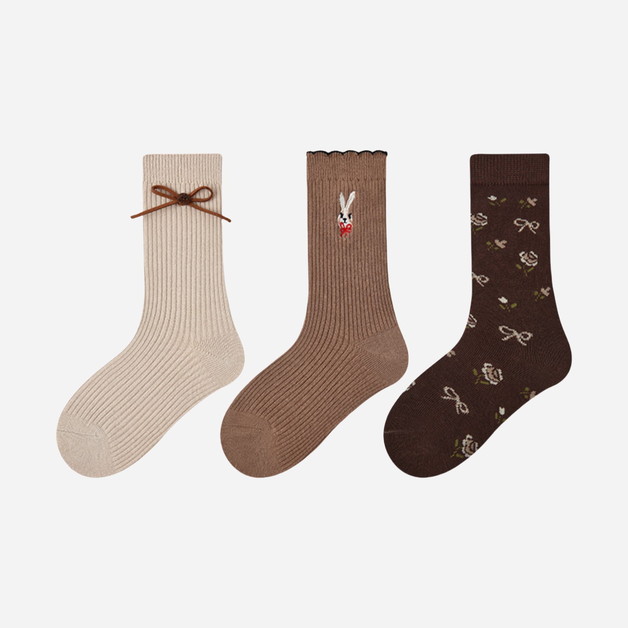 Kids' Petite Bow & Bunny-3 Pack