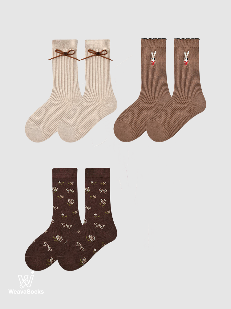 Kids' Petite Bow & Bunny-3 Pack