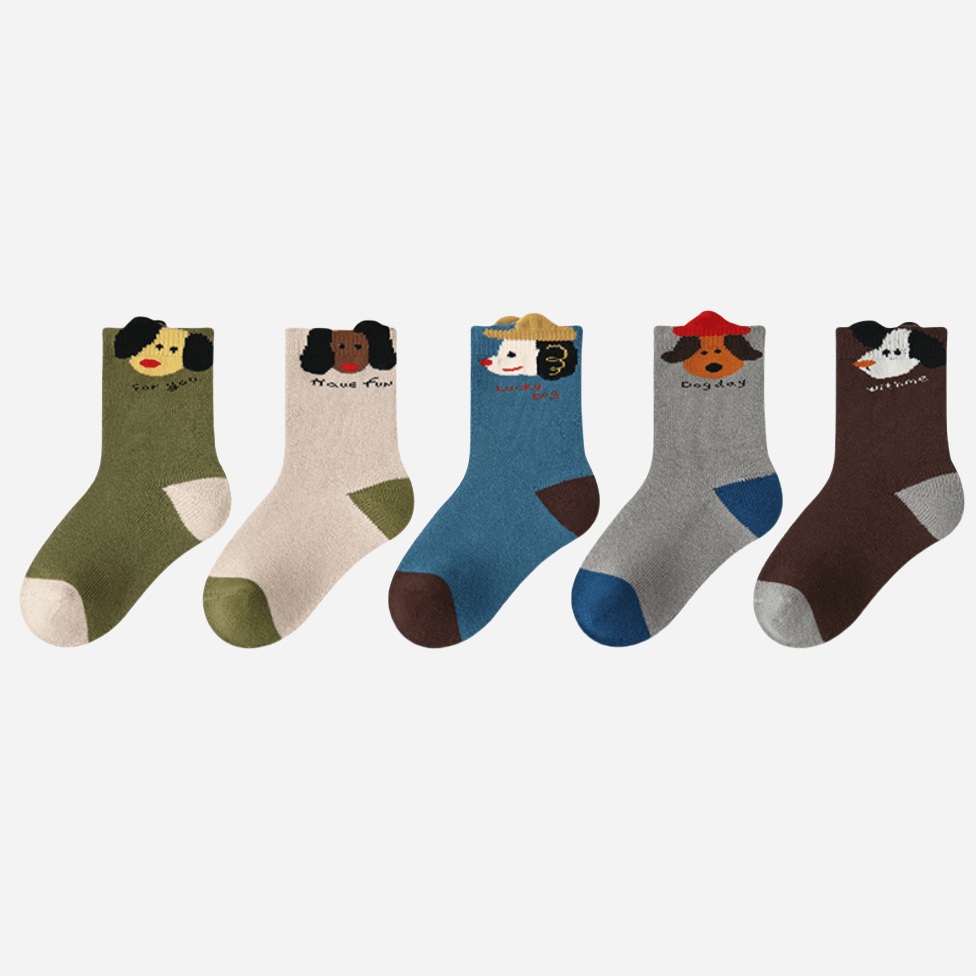Kid's The Dog Park Socks-5 pack - Weavasocks
