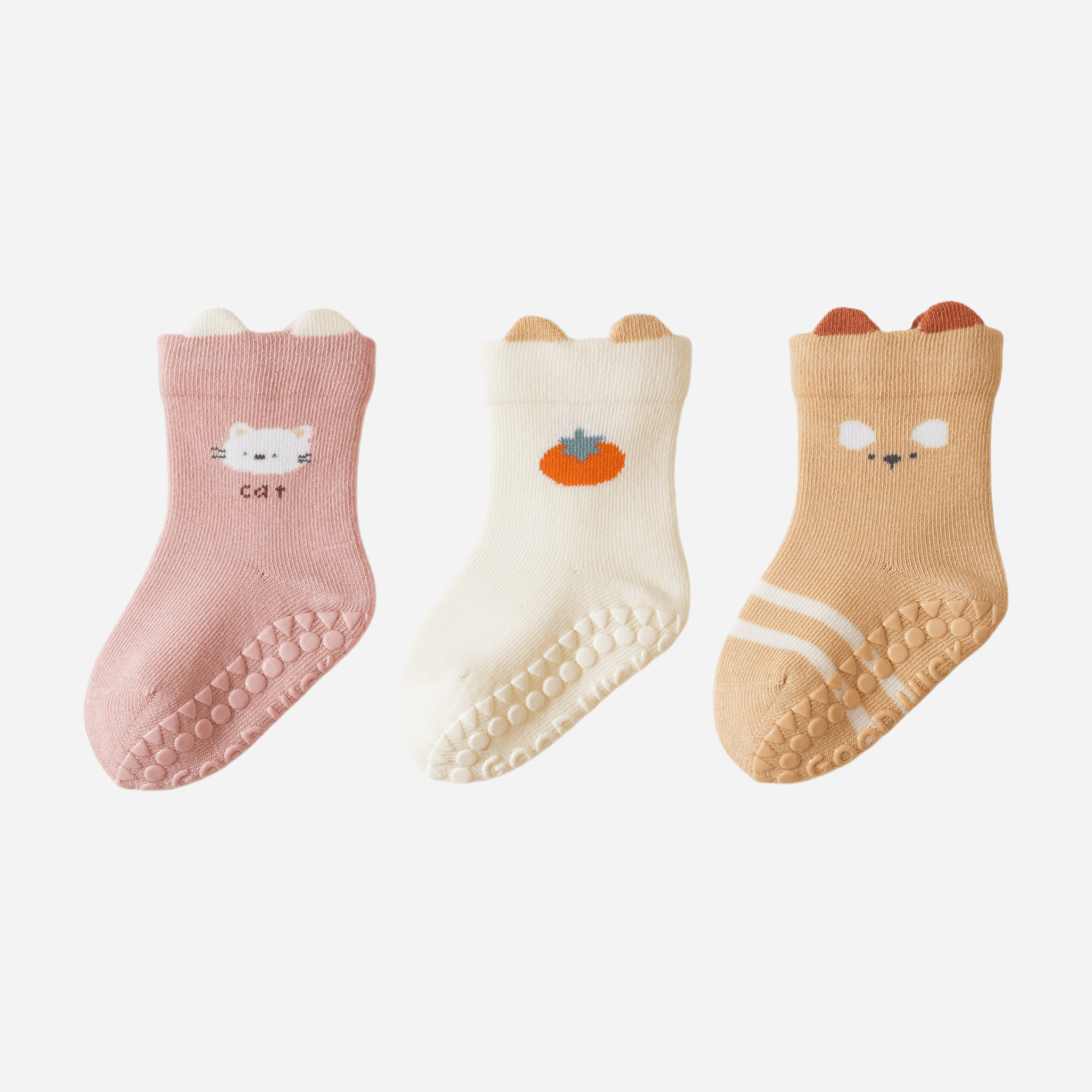 Babies Lucky Charm Grip Socks-3 Pack - Weavasocks