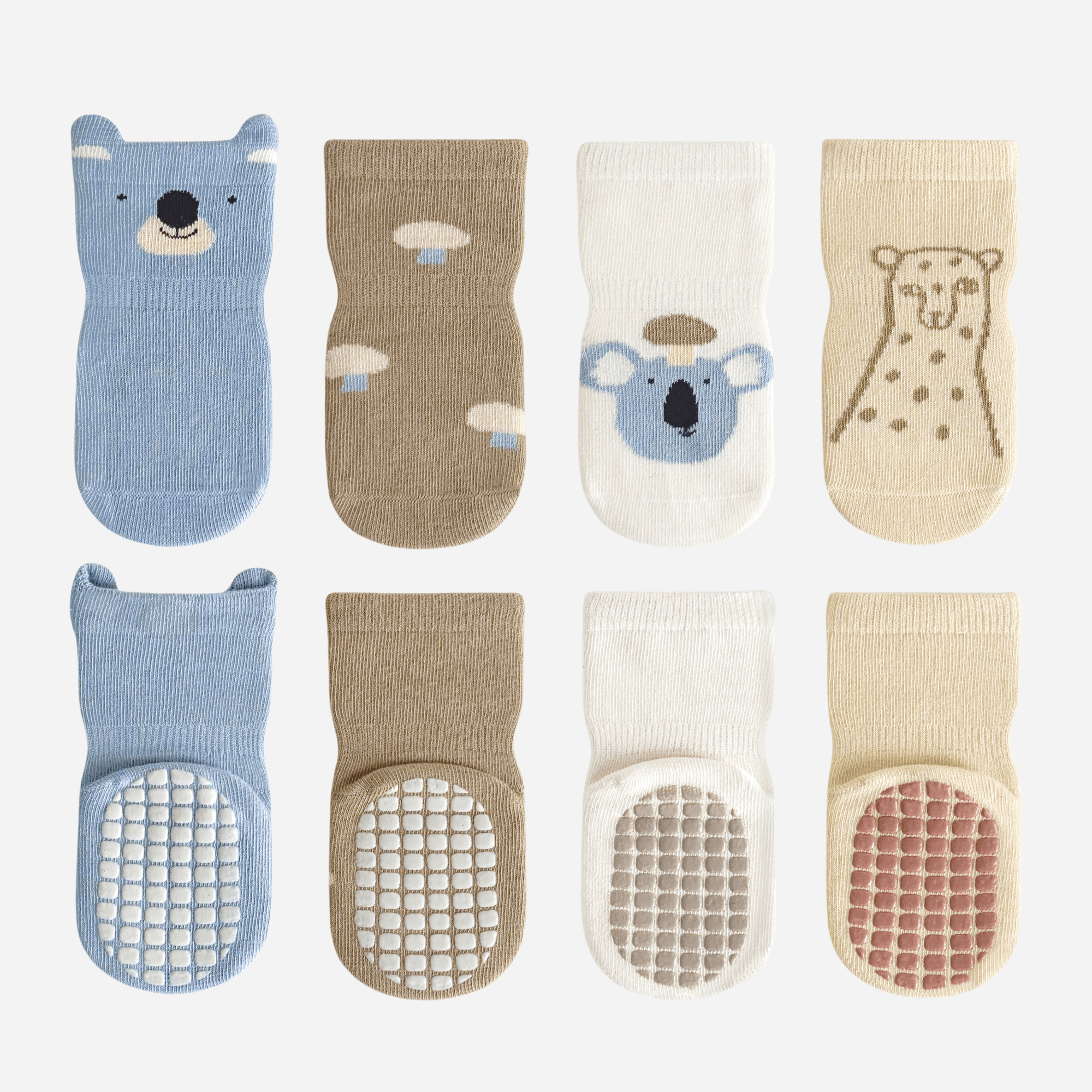 Babies Little Pumpkin Grip Socks-4 Pack - Weavasocks