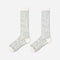 Women's Sheer Graphic Rose Calf Socks - product photo showing seamless stretch comfort