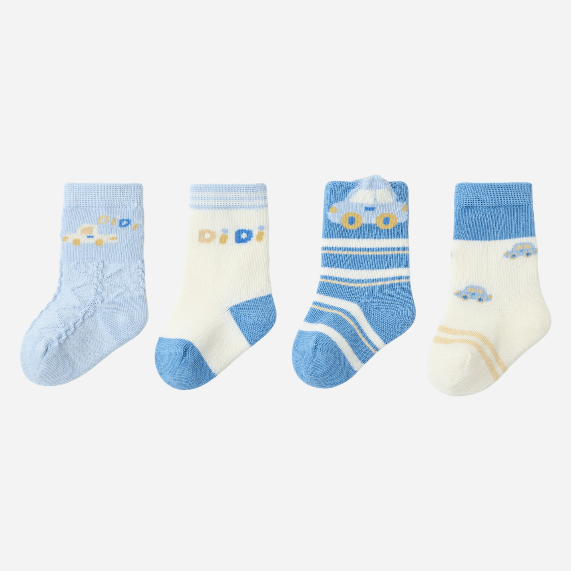 Babies Didi Driver Socks-4 Pack - Weavasocks