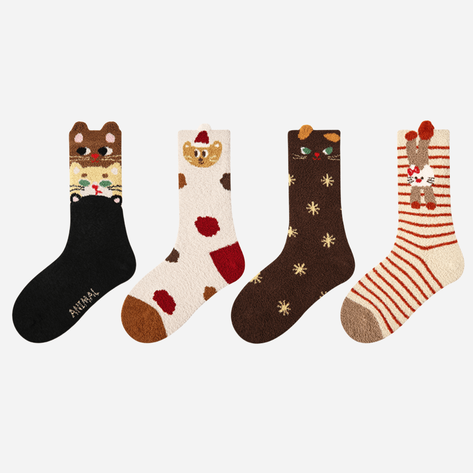 Kid's The Holiday Cheer Socks-4 pack - Weavasocks