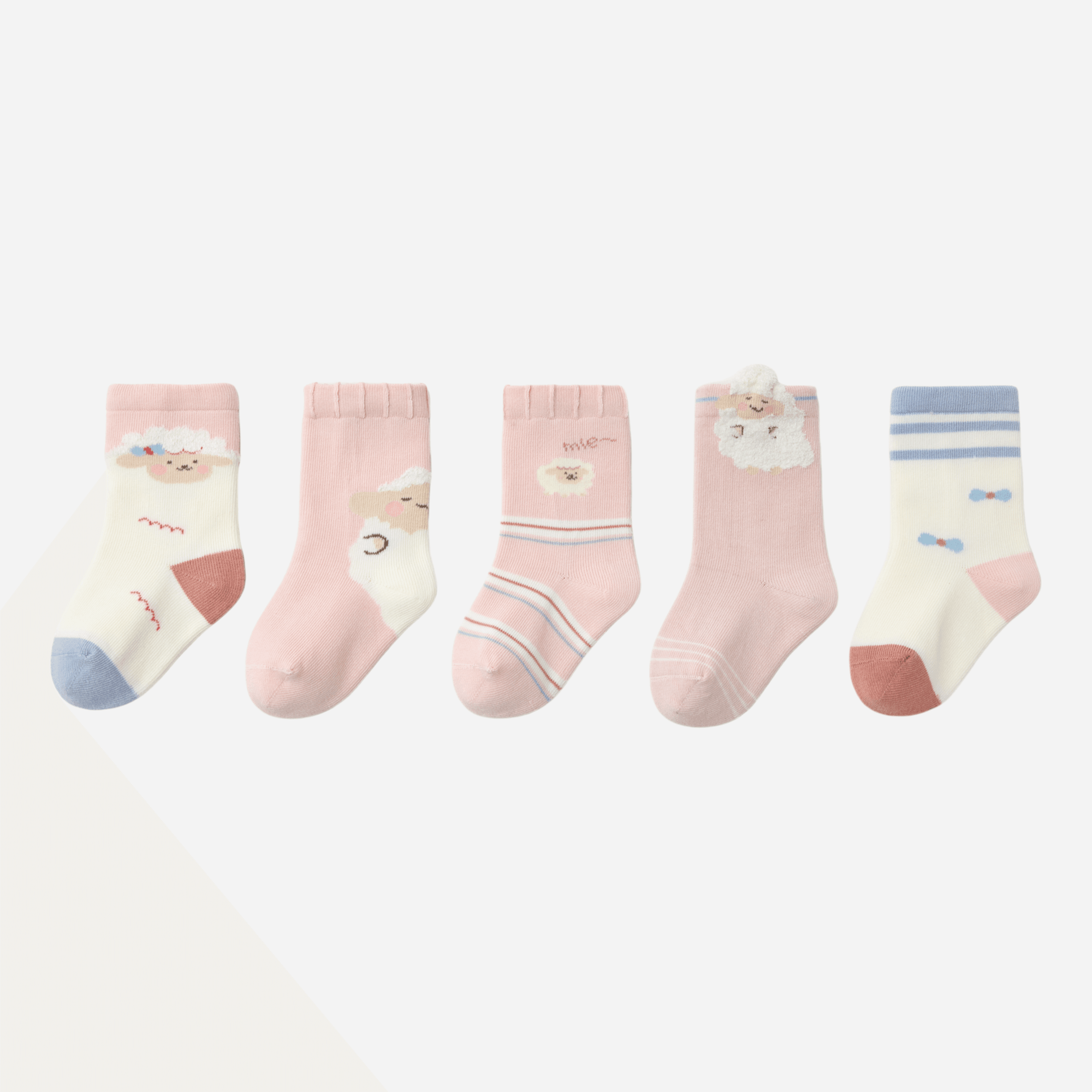 Babies The Counting Sheep Socks-5 pack - Weavasocks