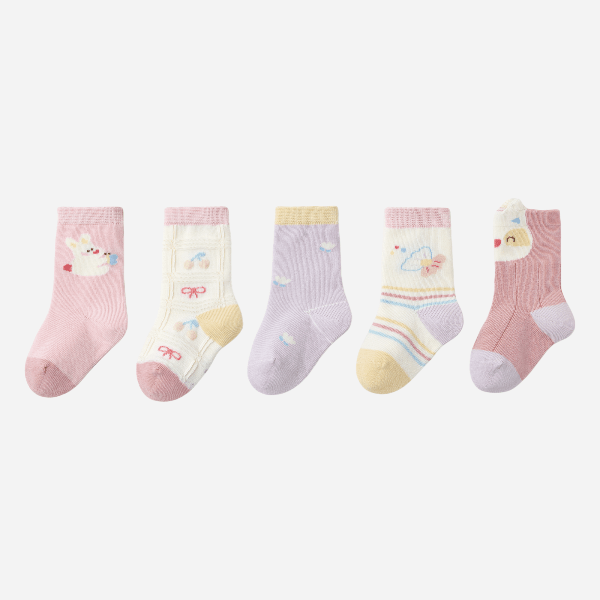 Babies The Spring Blossom Socks-5 pack - Weavasocks