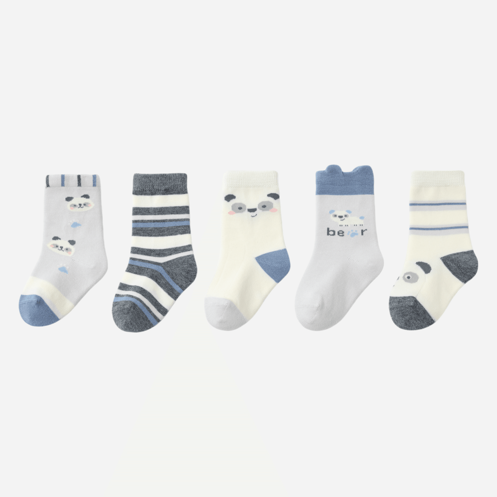 Babies Panda Pals Socks-5 Pack - Weavasocks