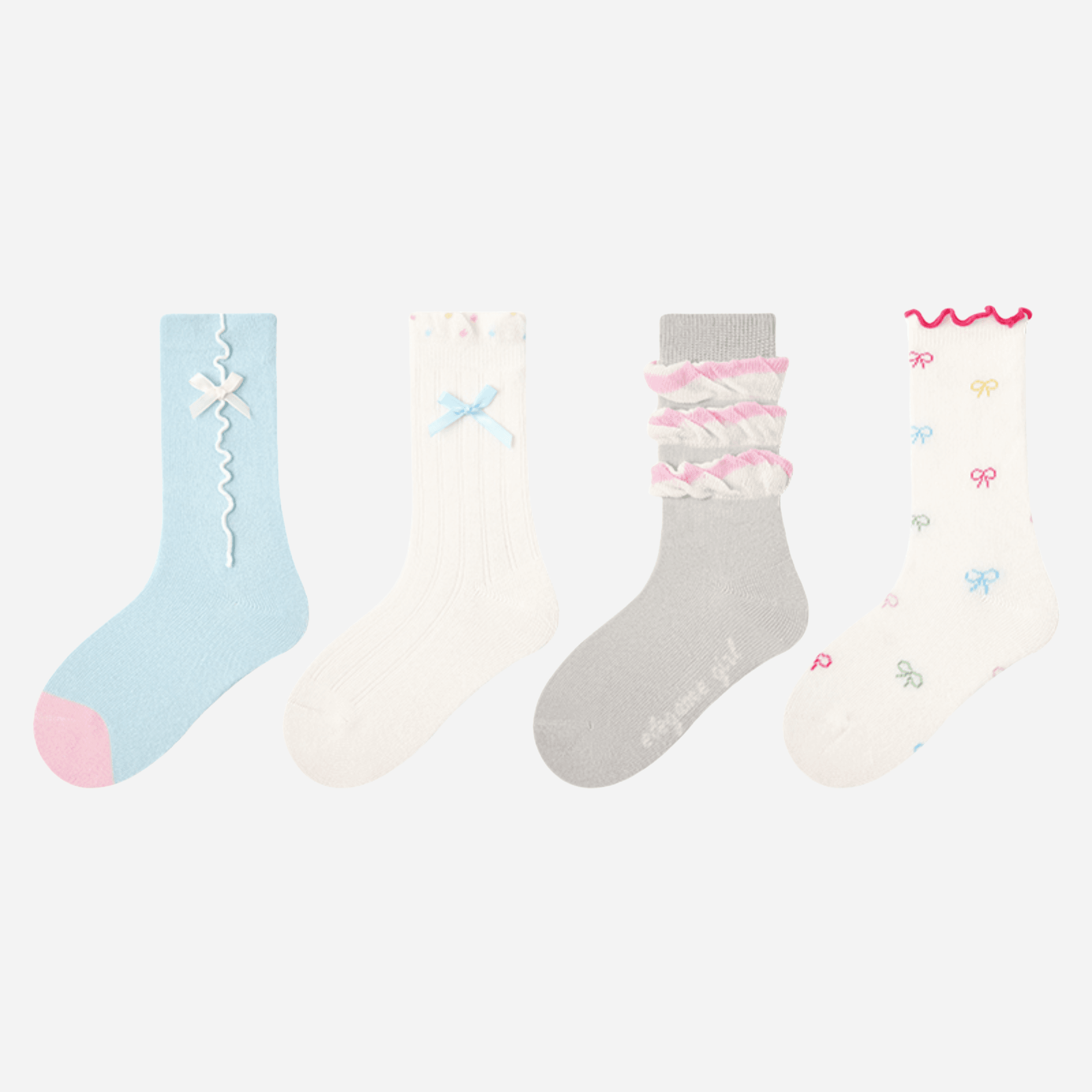 Kid's The Little Princess Socks-4 pack - Weavasocks