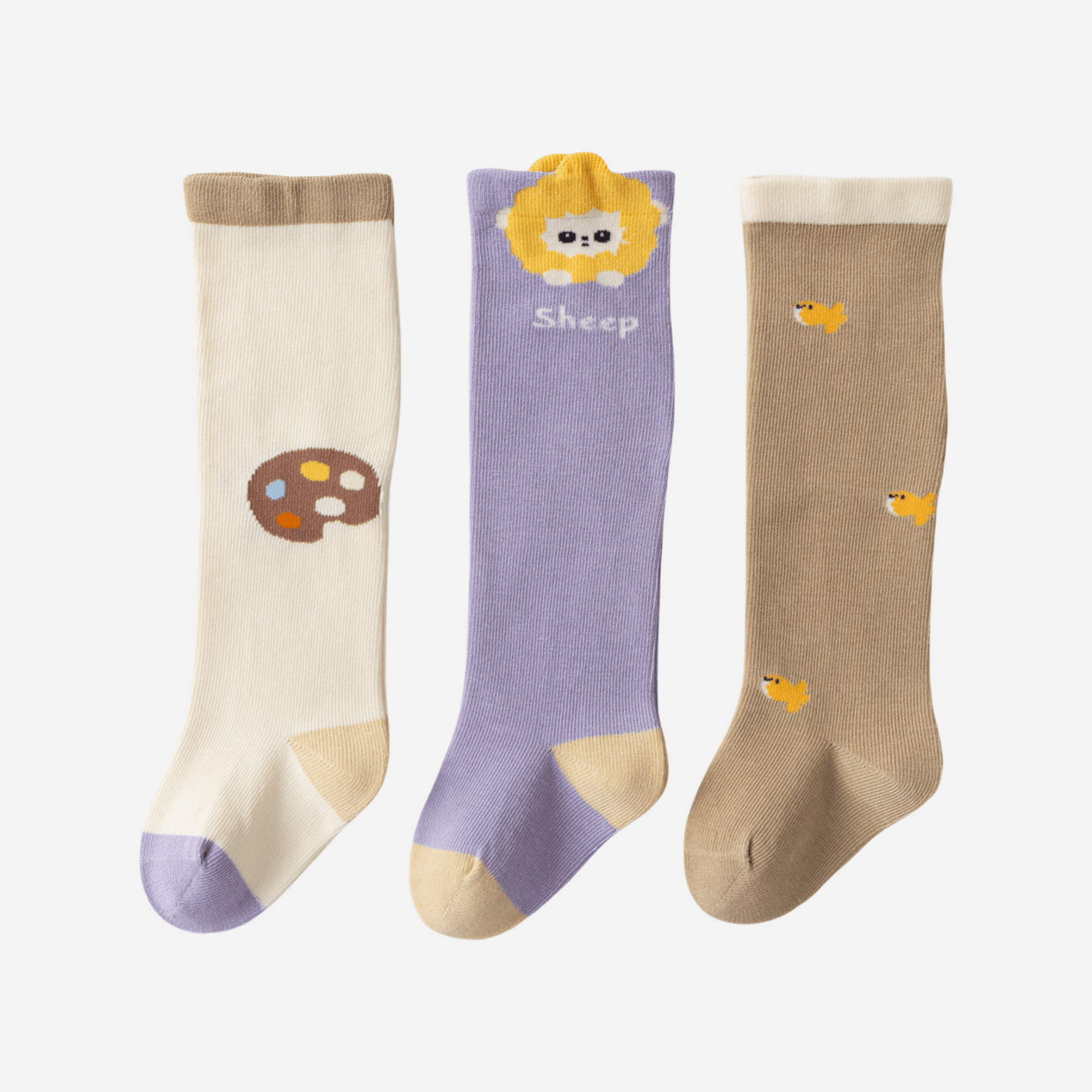 Babies The Little Artist Knee-Highs-3 pack - Weavasocks